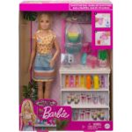 عروسک باربی فروشنده اسموتی Barbie مدل Smoothie Bar