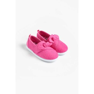کفش دخترانه بچگانه مادرکر مدل Pink Bow Canvas
