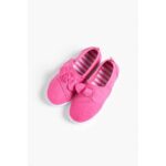 کفش دخترانه Mothercare مدل Pink Bow Canvas Shoes
