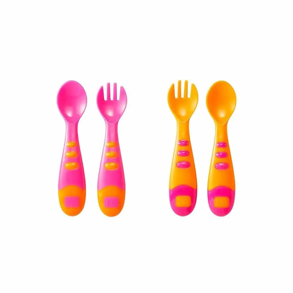 قاشق و چنگال کودک مادرکر مدل Easy Grip Spoon And Fork
