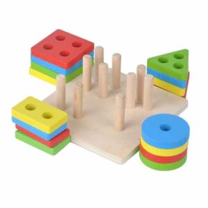 اسباب بازی مونته سوری جایگذاری اشکال مدل HapBest