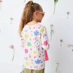 بلوز دخترانه بچه گانه برند مکس مدل Floral Print