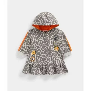 هودی بلند دخترانه بچه گانه برند مادرکر مدل Giraffe